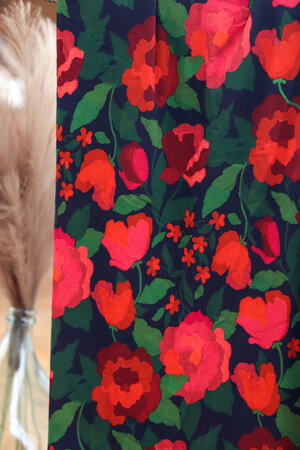 COUPON 35 CM Lise Tailor - La Roseraie - VISCOSE LENZINGâ„¢ ECOVEROâ„¢