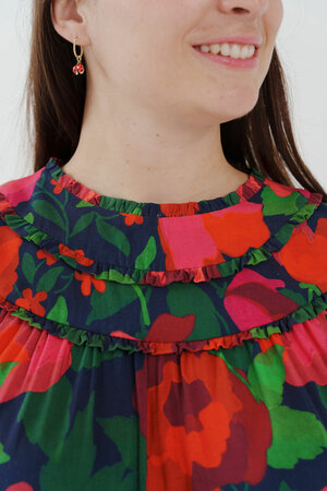 COUPON 35 CM Lise Tailor - La Roseraie - VISCOSE LENZINGâ„¢ ECOVEROâ„¢