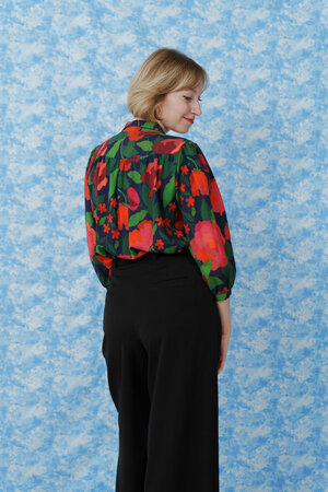 COUPON 35 CM Lise Tailor - La Roseraie - VISCOSE LENZINGâ„¢ ECOVEROâ„¢