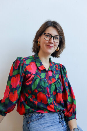 COUPON 35 CM Lise Tailor - La Roseraie - VISCOSE LENZINGâ„¢ ECOVEROâ„¢