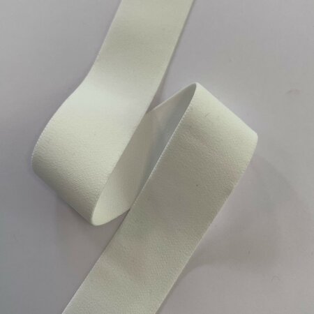 COUPON 260 CM Ansje - Elastic SOFT 30mm - White