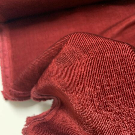 DEADSTOCK Warm Red Corduroy VISCOSE