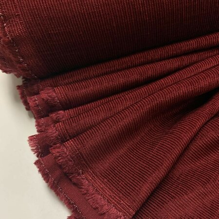 DEADSTOCK Warm Red Corduroy VISCOSE