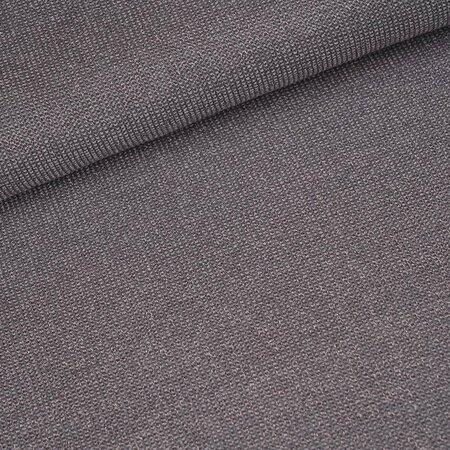 COUPON 140cm Stoffonkel Organic Selanik - Delight Dunkelgrau