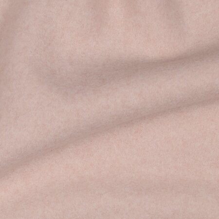COUPON 35 CM Verhees - Light Rose Melange Katoen Fleece GOTS