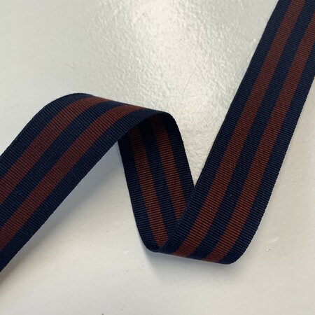 Sierband Blue - Bordeaux 25mm