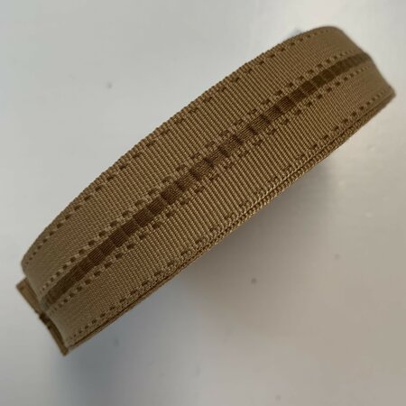 Sierband Mocha Base Light Brown - 25mm
