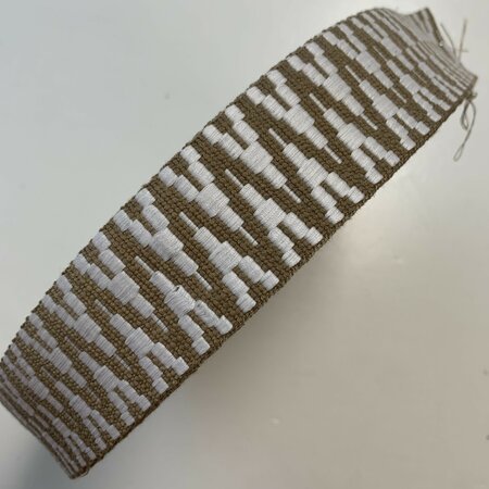 Tassenband Aztec Ecru - Light Brown - 40mm