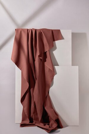 COUPON 55 CM  Atelier Brunette GABARDINE Chestnut