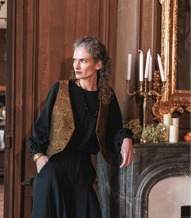 Cousette - Mouchette Gilet - papier patroon