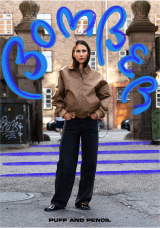 Puff and Pencil - Bomber Jacket 