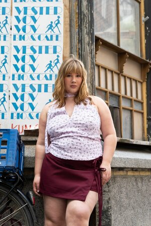 Puff and Pencil - Halter Top 