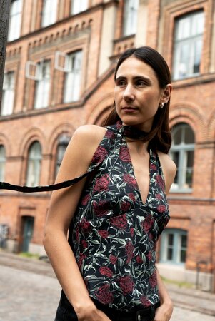 Puff and Pencil - Halter Top 