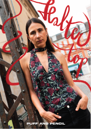 Puff and Pencil - Halter Top 