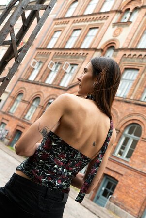 Puff and Pencil - Halter Top 