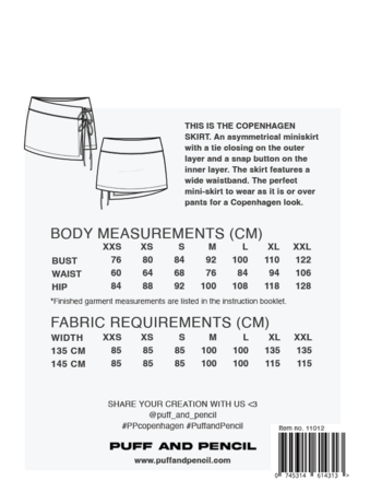 Puff and Pencil - Copenhagen Skirt 