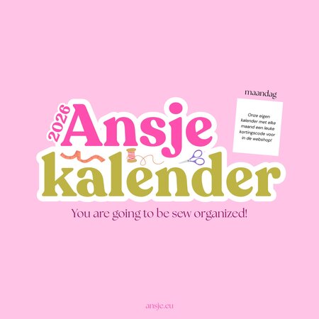 Ansje Maandkalender 2026  