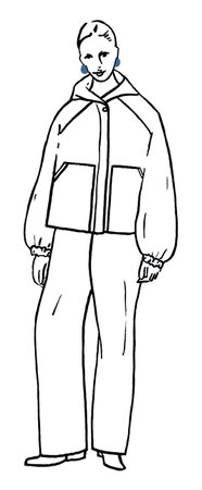 Tauko Magazine - Nietos Coat - PDF PATTERN