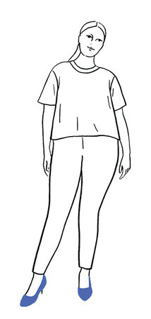 Tauko Magazine - Nordic Tee - PDF PATTERN