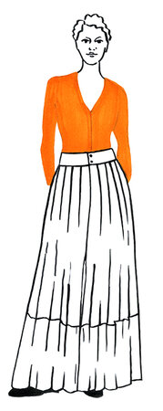 Tauko Magazine - Panel Trousers - PDF PATTERN