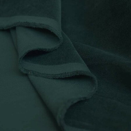 COUPON 170 CM Cousette - Fluweel Velvet Mystic Green