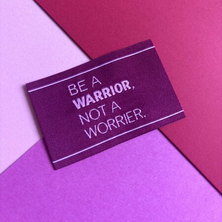 Loop&Label XXL - Be a WARRIOR not a worrier