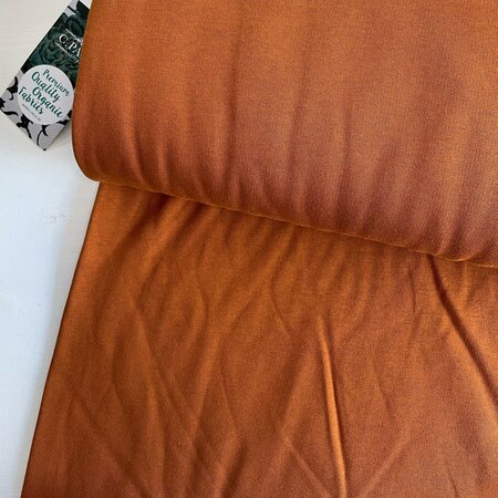 COUPON 85cm C. Pauli - Caramel brushed sweat GOTS