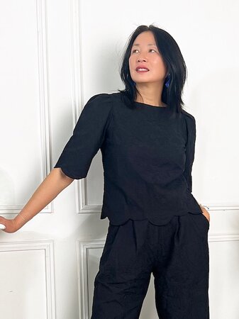 My Dress Made - Luna Black Broderie KATOEN