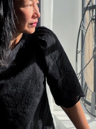 My Dress Made - Luna Black Broderie KATOEN