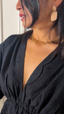 My Dress Made - Luna Black Broderie KATOEN