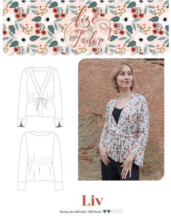 Lise Tailor - Liv Blouse - Papier Patroon 