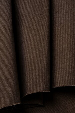 COUPON 40 CM Atelier Brunette GABARDINE Oat Chocolate