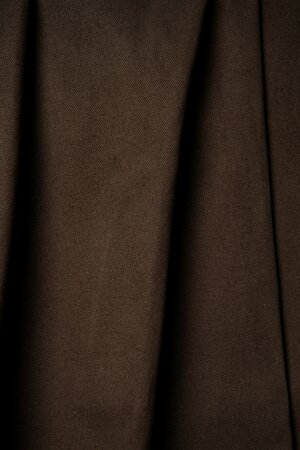 COUPON 40 CM Atelier Brunette GABARDINE Oat Chocolate