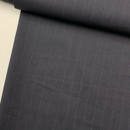 DEADSTOCK Gray Lurex COTTON BATISTE