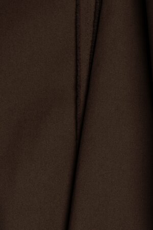 COUPON 115CM Atelier Brunette GABARDINE LIGHT Oat Chocolate