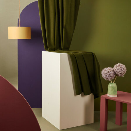 COUPON 125 CM  Atelier Brunette GABARDINE Ivy Green 