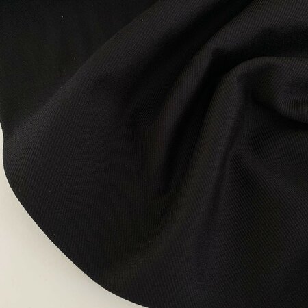 COUPON 150cm TOPTEX -  Zwart PUNTA DI MILANO