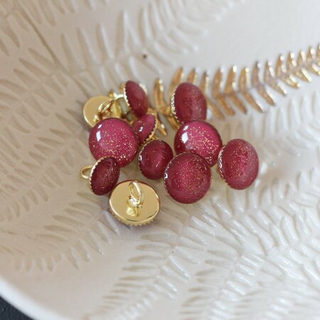 Lise Tailor -  Bolknoopje 9 mm - Fuchsia