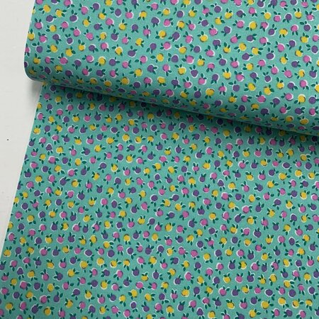 Liberty London - Fruit Twist Turquoise Quilt KATOEN