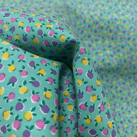 Liberty London - Fruit Twist Turquoise Quilt KATOEN