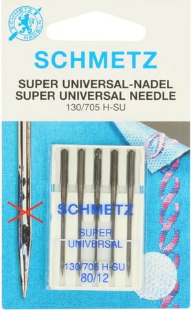 Schmetz Super universeel 5 naalden 80-12