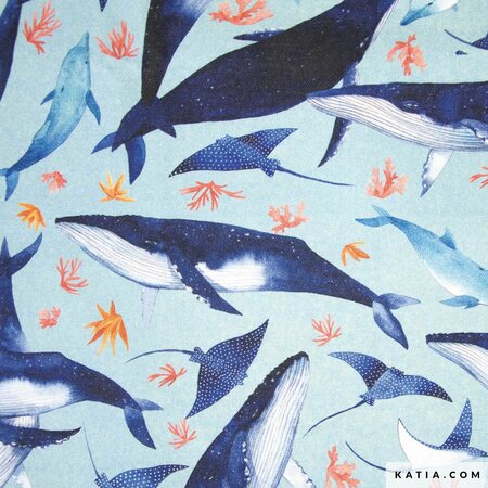 Katia - Magic Seaworld CANVAS COTTON