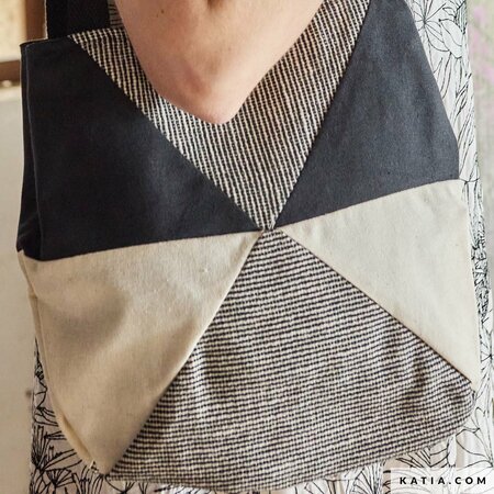 Katia - Jarapa Black RECYCLED CANVAS 