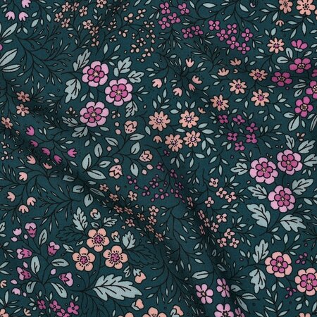 Verhees - Little Green Flowers LENZING™ ECOVERO™ VISCOSE