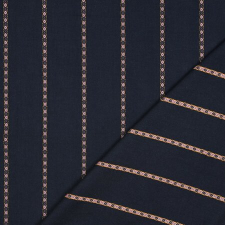 Verhees - Marine Dobby Cotton Jacquard OEKO-TEX