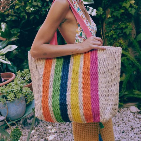 Ansje - Katia Raffia Tas - PAKKET