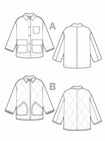 Closet Core Patterns - Fowler Jacket UNISEX