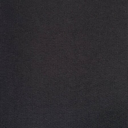 COUPON 35CM C. Pauli - Zwart brushed sweat GOTS
