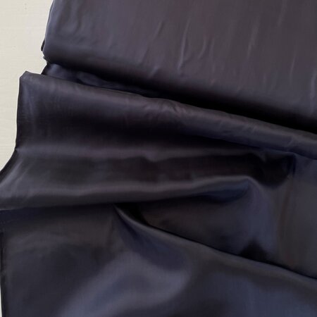 COUPON 60CM CUPRO voeringstof Blue Nights