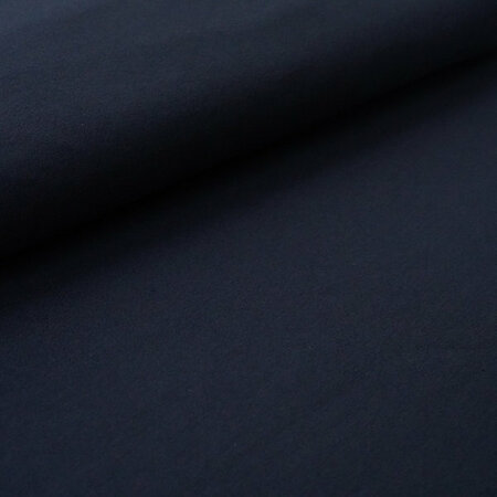 COUPON 95 CM Stoffonkel Solid Dark Blue JERSEY GOTS